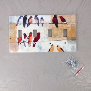 NWOT Birds Wall Panel